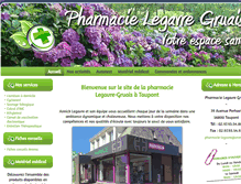 Tablet Screenshot of pharmacie-taupont.com